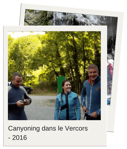 Soft Aventure Canyoning dans le Vercors - 2016