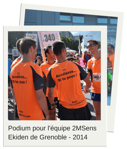 equipe 2MSens 2eme entreprise ekiden grenoble 2014