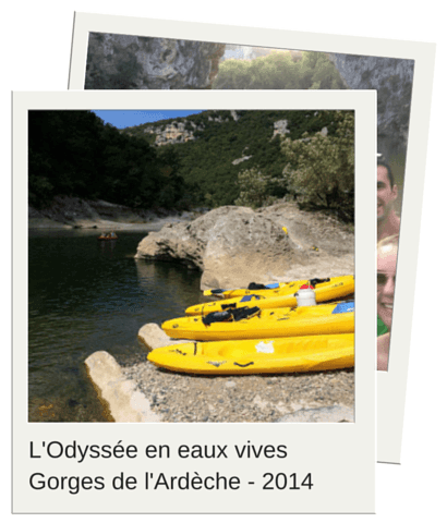 odyssée en eaux vives des editeurs de logiciels - gorges de l'ardeche 2014