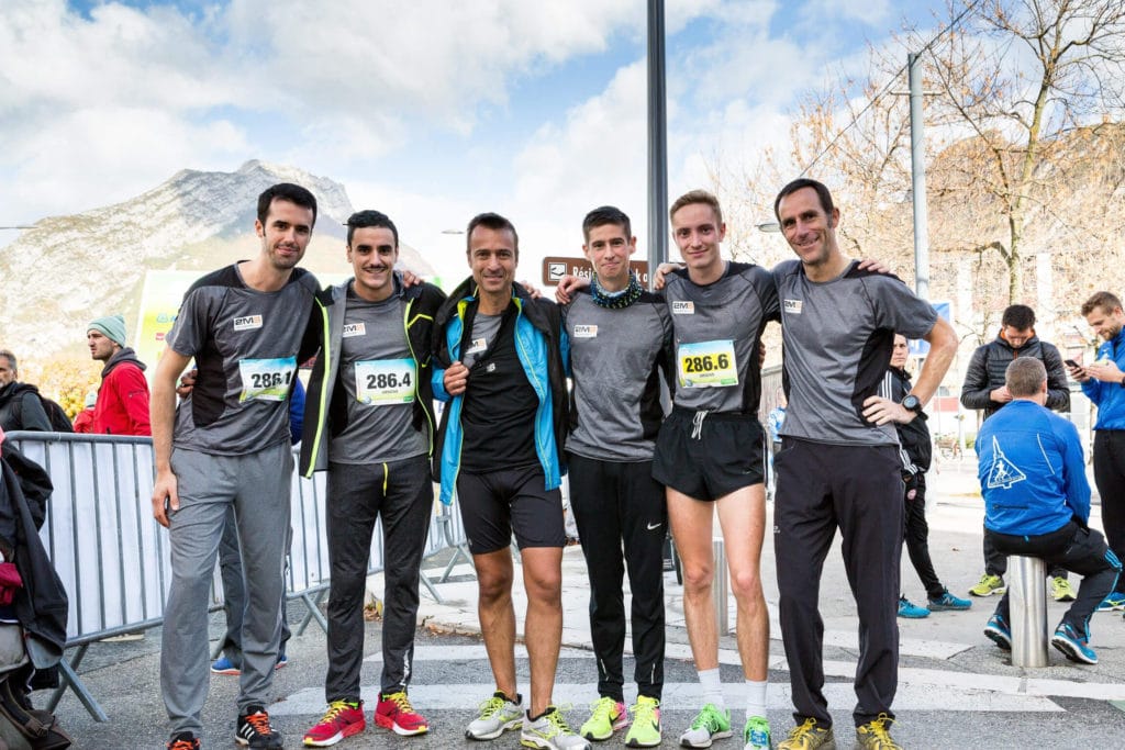 L'équipe 2MSens 2017 à l'Ekiden de Grenoble © Crédits photos Alain Lamour